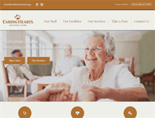 Tablet Screenshot of caringheartsonthehill.com